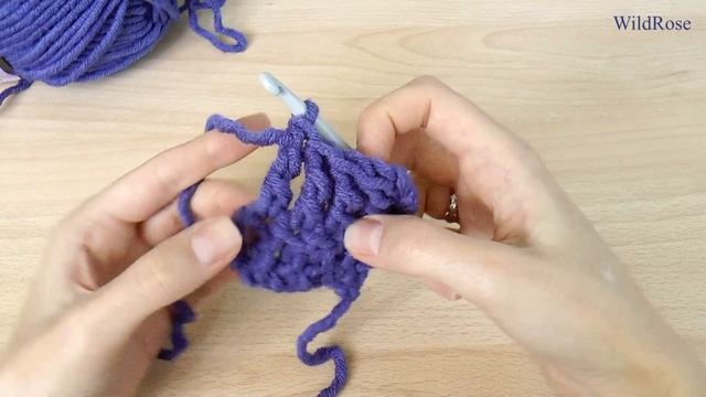 Столбик с двумя накидами два варианта ♥ Вязание крючком ♥ Уроки для начинающих ♥ Wild Rose ♥ смотреть онлайн