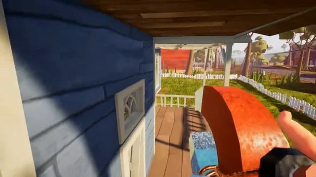 Hello Neighbor как достать красный ключ в 1 акте смотреть онлайн