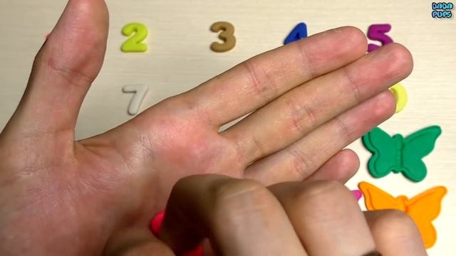 Learn To Count with Play Doh 1-20| Learn colors with Rainbow of Butterflies with Play Dough смотреть онлайн