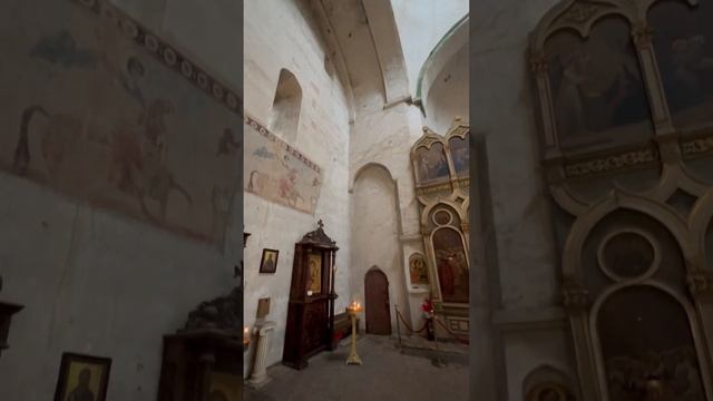 Древняя церковь крепости Ананури. Грузия смотреть онлайн