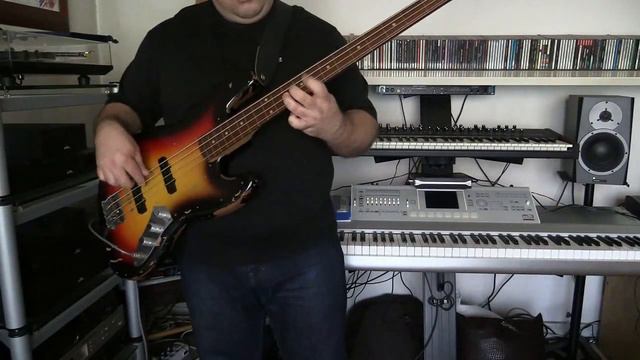 Bass Cover - Go West - Call Me - with Fender Jaco Pastorius Relic Jazz Bass смотреть онлайн