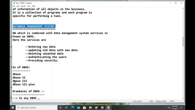 ORACLE 19c tutorial || Demo - 4 || by Mr. Dinesh On 21-08-2020 @8PM смотреть онлайн