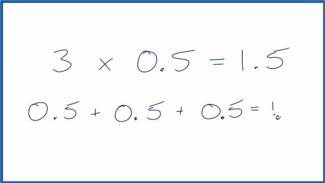 How to Multiply 3 times 0.5 ( 2 x 0.5) смотреть онлайн