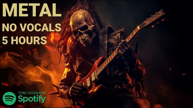 5 Hours Of Melodic Metal - No Vocals // New And Classic Songs // Perfect For Gaming And Workouts!