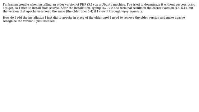 Unix & Linux: Building PHP from source for use in Apache смотреть онлайн