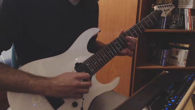 Improvisación Ibanez RG7421 7 cuerdas смотреть онлайн