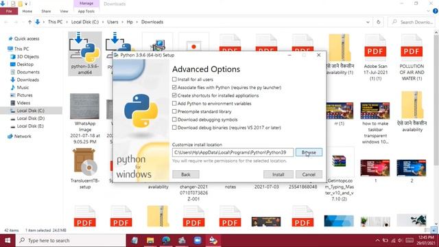how to install python on windows 10 | lets code смотреть онлайн