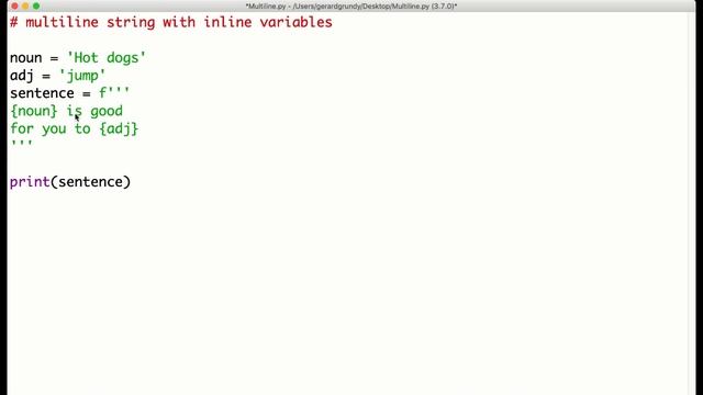 Python Day 12 Multiline String смотреть онлайн