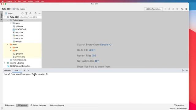 Drone Programming With Python - Setup Tello Python Package смотреть онлайн
