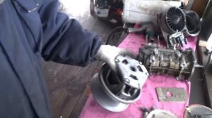 ремонт мотора от снегохода Рысь 440