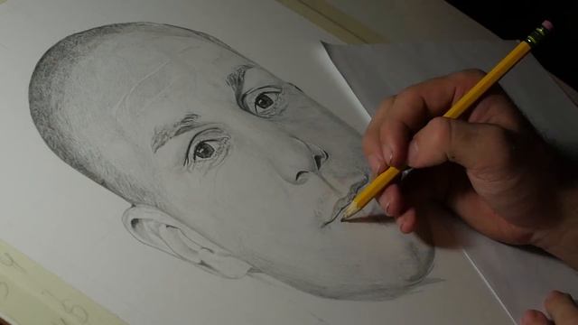 Drawing A Dave Mirra Pencil Portrait - Speed Drawing смотреть онлайн