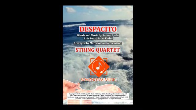 Despacito - [Luis Fonsi] Sheet Music for String Quartet [Download] смотреть онлайн