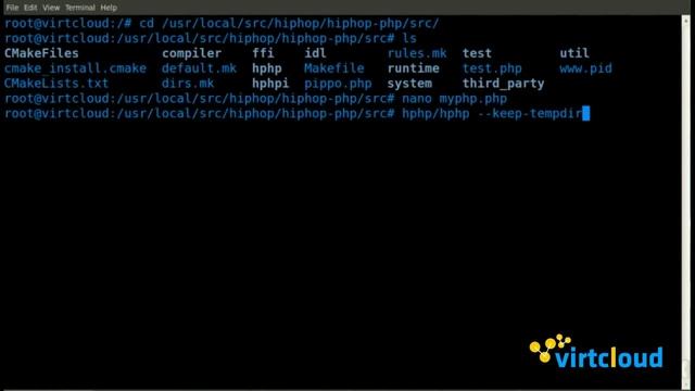 Virtcloud - How to use HipHop for PHP (simple) смотреть онлайн