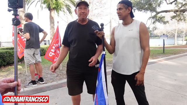 Trump Flag Wave @artworkbyjeff @eattradetravel (Orlando) #365DaysTilTrump (Day 267 - 2/12/24) смотреть онлайн