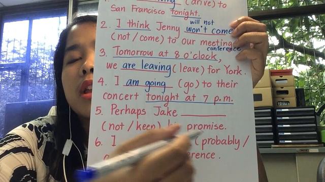 M.2 : future tense (will & present continuous) - exercise смотреть онлайн