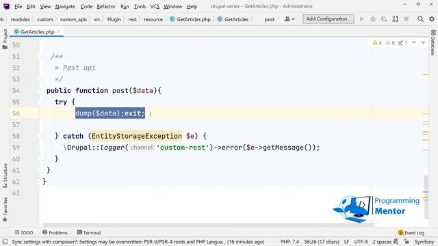 How to create custom RESTful Post API in Drupal 9 | Urdu/Hindi | #38 смотреть онлайн