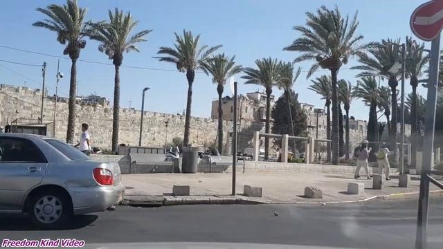 Israel Old City Of Jerusalem Damascus Gate August 2018