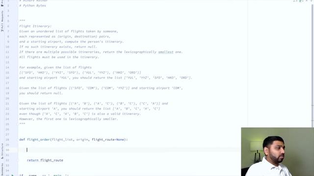 Python Problem Solving | Reconstruct Flight Itinerary | Python Bytes смотреть онлайн