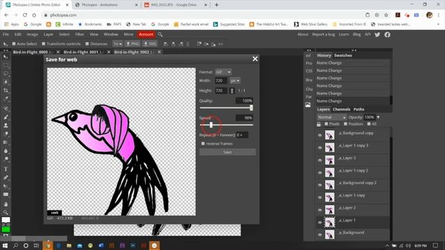 How to create an animated GIF with Photopea смотреть онлайн