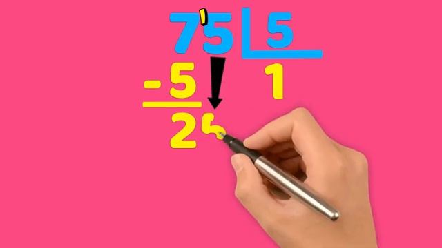 COMO CALCULAR 75 DIVIDIDO POR 5?| Dividir 75 por 5 смотреть онлайн