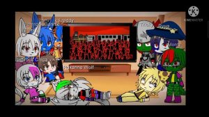 Реакция Fnaf Security Breach на анимацию Army Tricky vs The c. Army