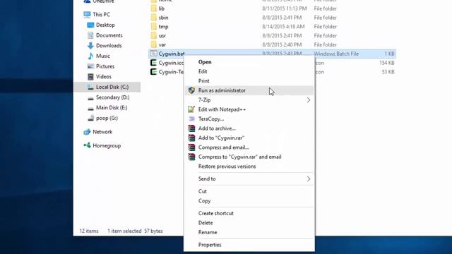 add a Right click menu "open in cygwin" in windows tutorial смотреть онлайн