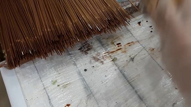 Качественные трубочки / How To Paint Paper Tubes/ Покраска сухой морилкой / обработка пропиткой