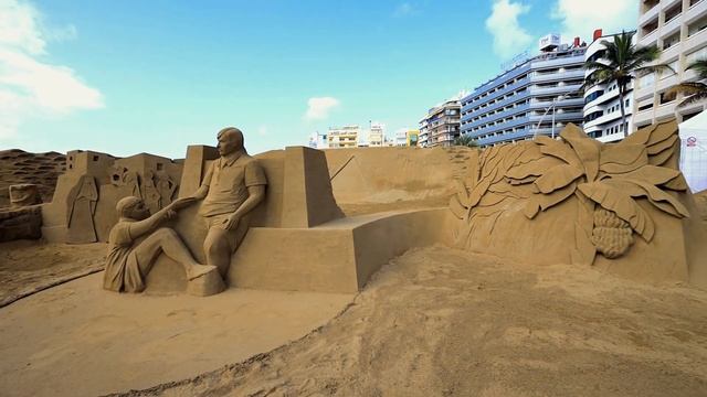 Рождественская выставка песочных скульптур, Лас Пальмас / Belen 2021, Las Palmas. Gran Canaria смотреть онлайн