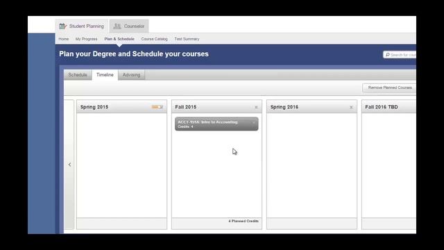 Student Planning Adding-Deleting-Moving Courses смотреть онлайн