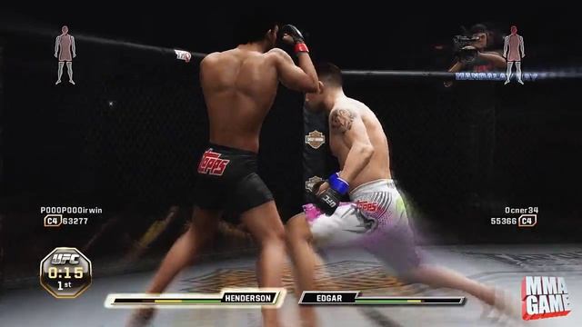 Benson Henderson UFC Undisputed 3 Commentary Online Multiplayer ranked Match MMAGAME смотреть онлайн