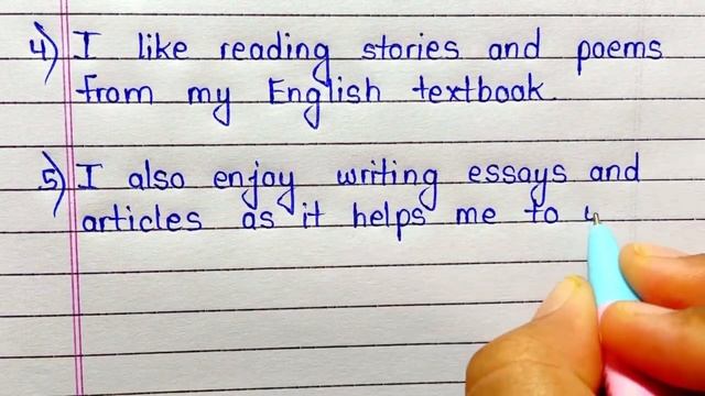 10 lines on my favourite subject in english for students смотреть онлайн