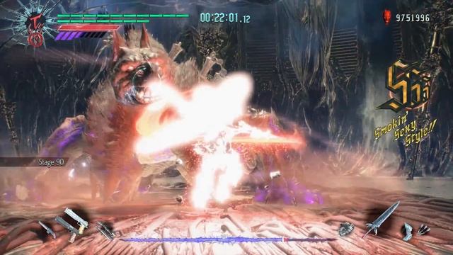 Devil May Cry 5 - Dante: All Bloody Palace Bosses No Damage - SSS Rank (PS4 PRO) смотреть онлайн