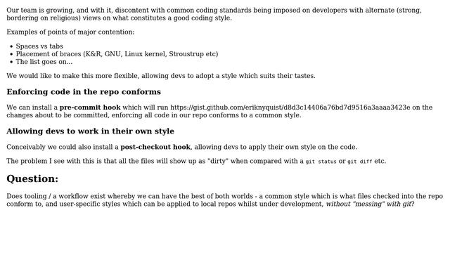 Software Engineering: Workflow for git / code formatting / commit hooks etc смотреть онлайн
