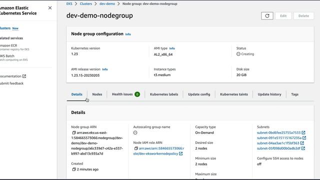 Kubernetes - AWS EKS Cluster Part 2 - Adding node groups to the cluster смотреть онлайн