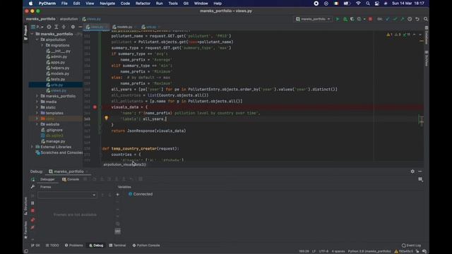 37 - Line Chart with AJAX Controllers - Back End - Django | DRF | React w. Data Analysis смотреть онлайн