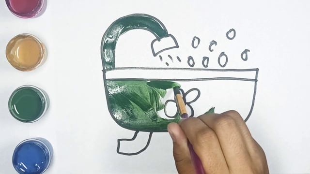 Bath painting Vanna rasm chizish Покраска ванны смотреть онлайн