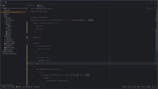09. Use pinia state (Vue and Laravel Api Token Authentication) смотреть онлайн