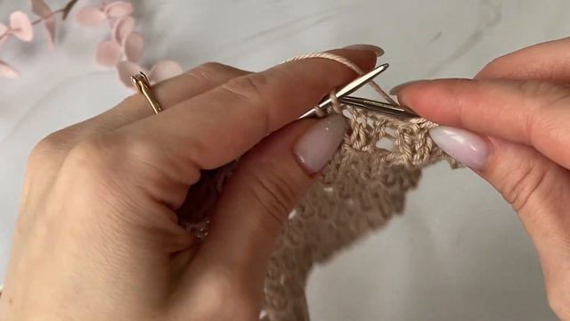 Сетка спицами Нежный узор из Himalaya Deluxe Bamboo смотреть онлайн