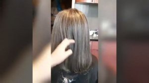 Мелирование на чёрные волосы