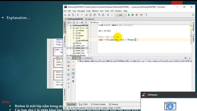 (Xây dựng GUI trong Python) - Bài 3: Sử dụng nút bấm (Button) trong tkinter смотреть онлайн