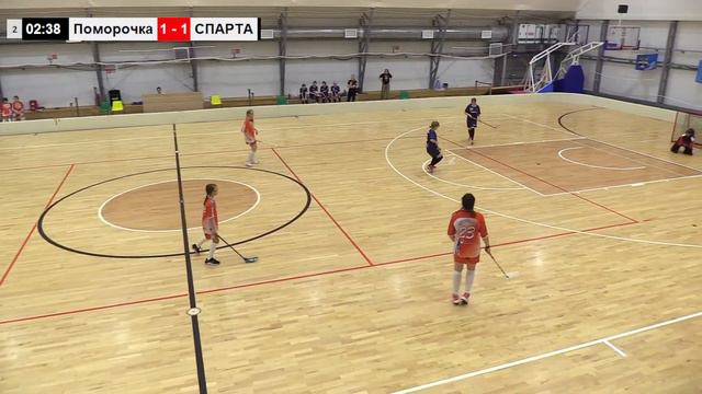 I тур Первенства России по флорболу среди юниорок 13-14 лет. смотреть онлайн