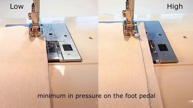 How does the foot controller work? Switch Low vs High |Janome 525S sewing machine смотреть онлайн
