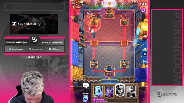 PRO VS PRO! MORTEN VS SERGIORAMOS - Clash Royale смотреть онлайн