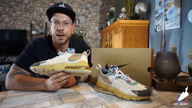 ? Nike Air Max 270 React Travis Scott ? | Unboxing & On feet | Deutsch смотреть онлайн