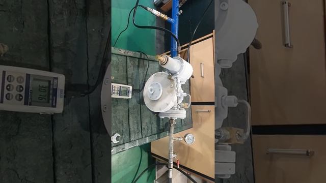 Работа регулятора давления газа 135-BV с пилотом при -40°С смотреть онлайн