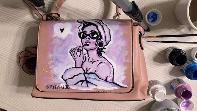 Как рисовать на сумках смотреть онлайн