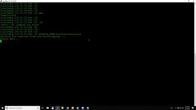 Deinstall Oracle Software on Linux смотреть онлайн