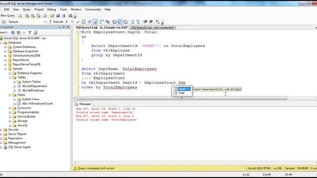 Part 49 CTE in sql server смотреть онлайн