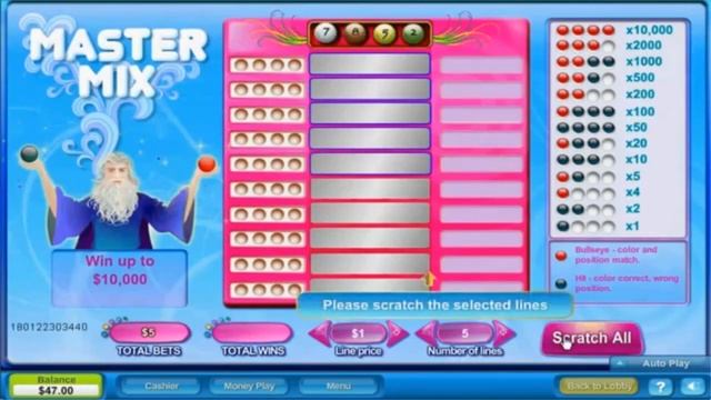 Master Mix Online Scratch Card Video - Excellent Slots смотреть онлайн
